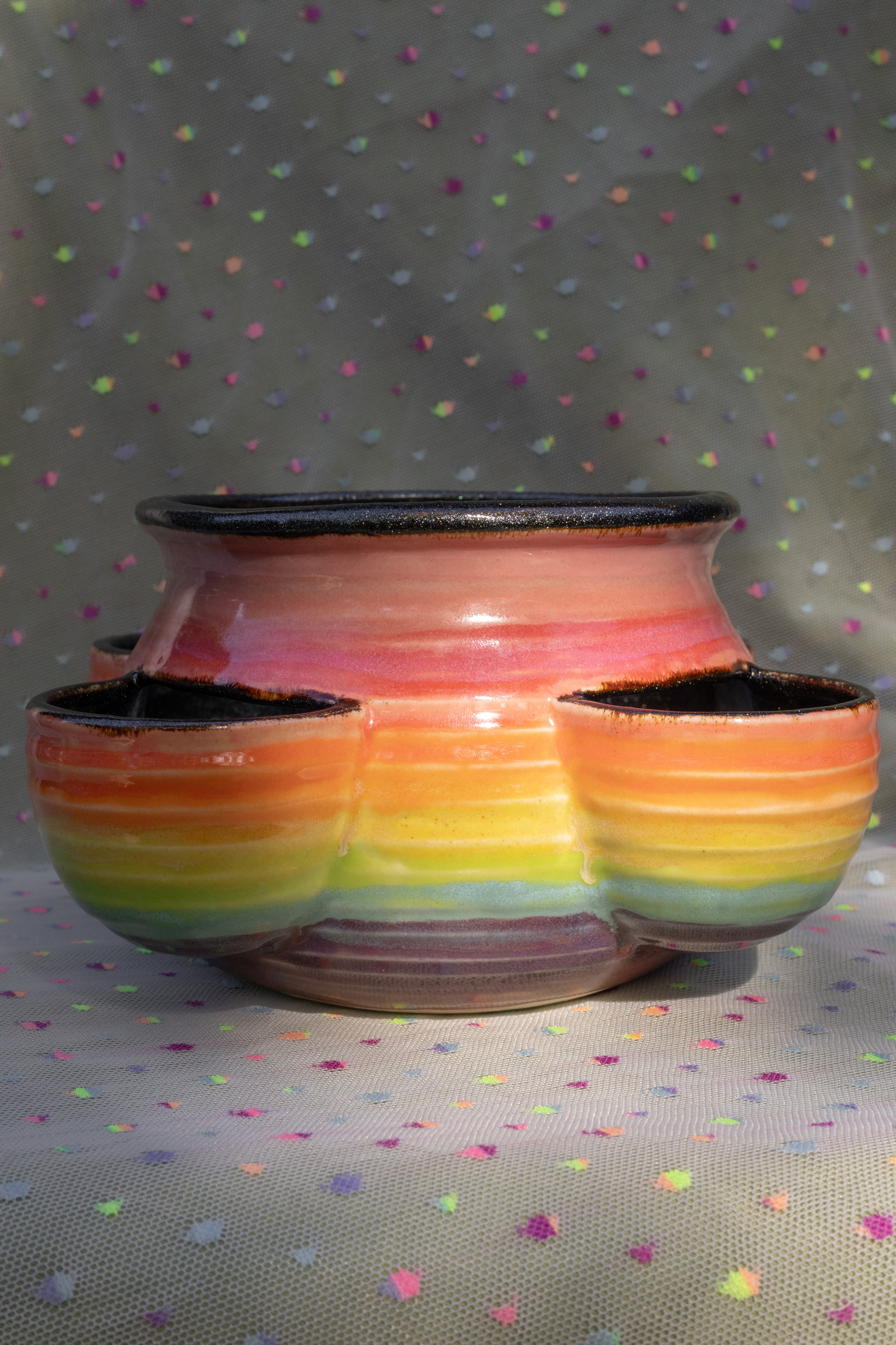 Rainbow Strawberry Planter
